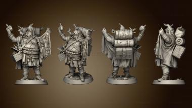 3D model Fantasy Legendarium Dragons Liars Shady Merchant (STL)