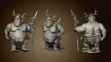 3D model Great Goblin King on Palanquin (STL)