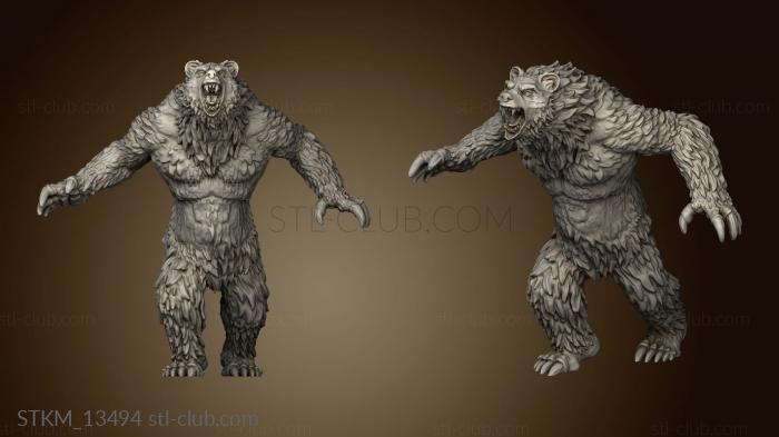 Monster Rampage Werebear Roaring