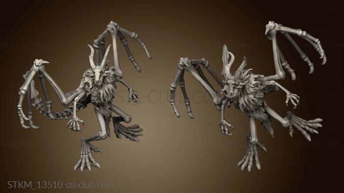 3D model Reese Bones Dragonborn Skeleton (STL)