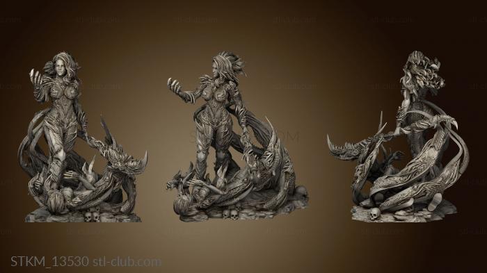 3D model natural Warrior One Terrain Branch (STL)