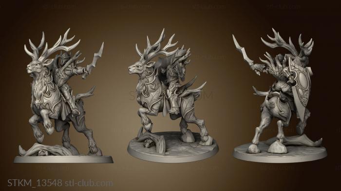 3D model Sylvan Knights Stag Rider (STL)