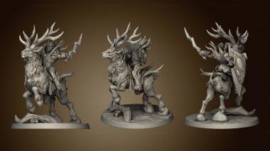 3D model Sylvan Knights Stag Rider (STL)