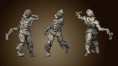 3D model guardian deep and pirates zombie pirate Gun (STL)