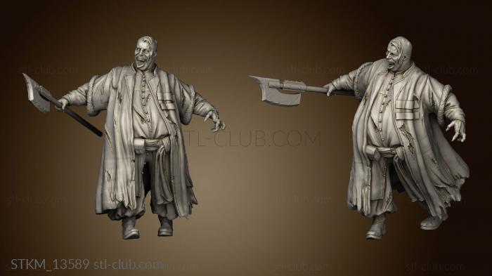 3D model Fantasy Fat Zombie Big (STL)