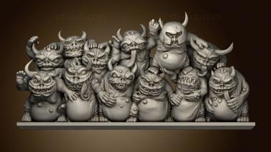 3D model Fat Imps Nurglings (STL)