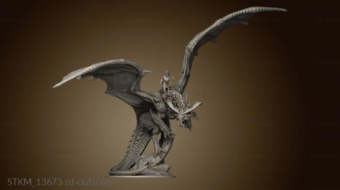 3D model Flying Dragon bighorns (STL)