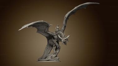 3D model Flying Dragon bighorns (STL)