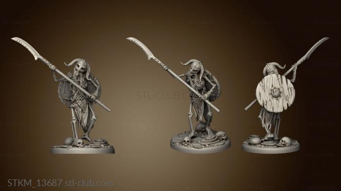 draugr undead skeleton infantry