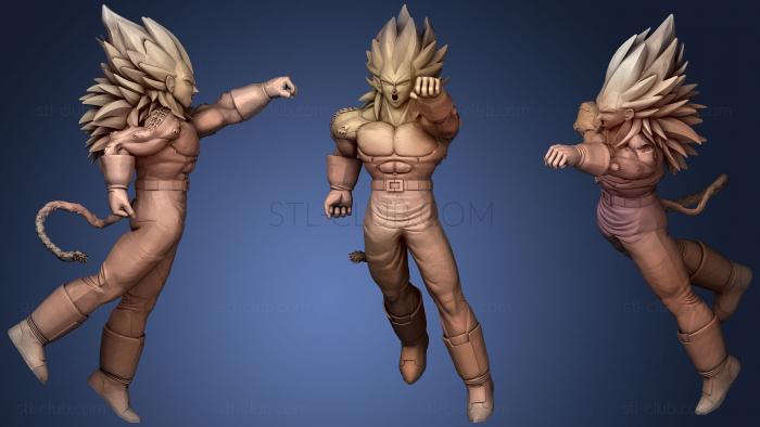 3D model Vegeta Ss4   Dragon Ball Gt   Pose #2 (STL)