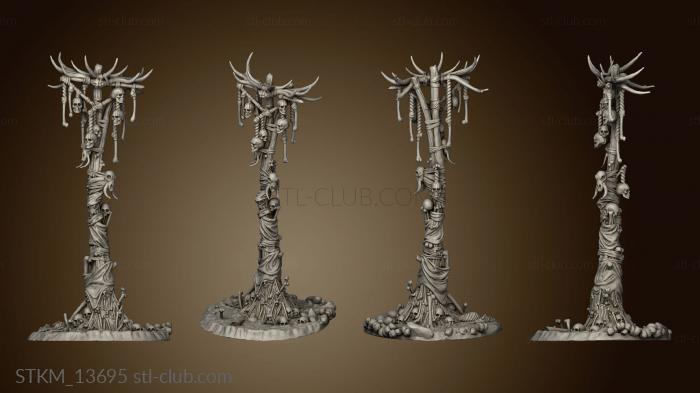 3D model Man Eaters Bone Totems Totem (STL)