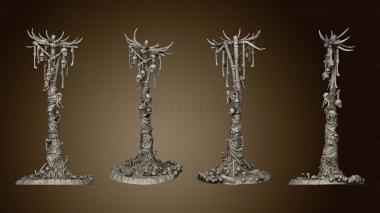 3D model Man Eaters Bone Totems Totem (STL)