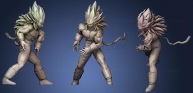 3D model Vegeta Ss4   Dragon Ball Gt (STL)