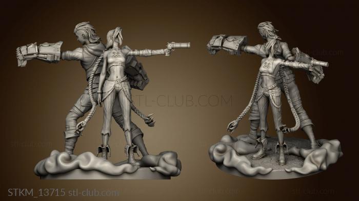 3D model Jinx and Vi (STL)