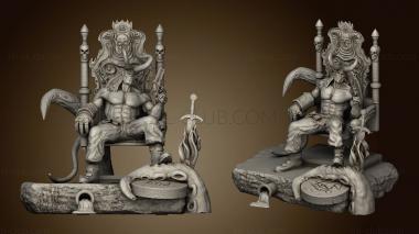 3D model Hellboy Throne (STL)