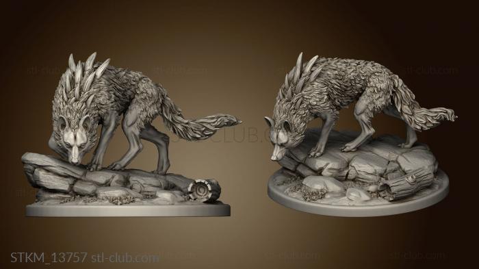 3D model Dragon Trappers Wolves Wild Wolf All (STL)