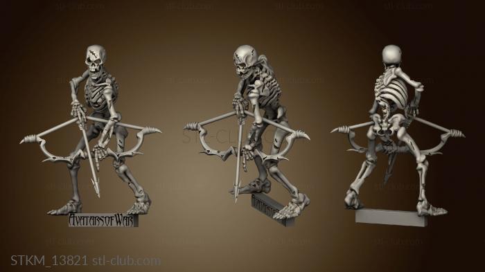 3D model heroes batch skeleton archer (STL)