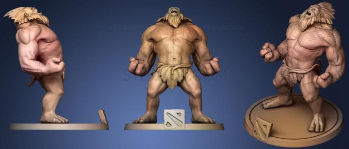 3D мадэль Концептуальная Скульптурная фигура Axe Arcana (STL)