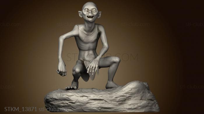 3D model Gollum Smeagol figurine Basin (STL)