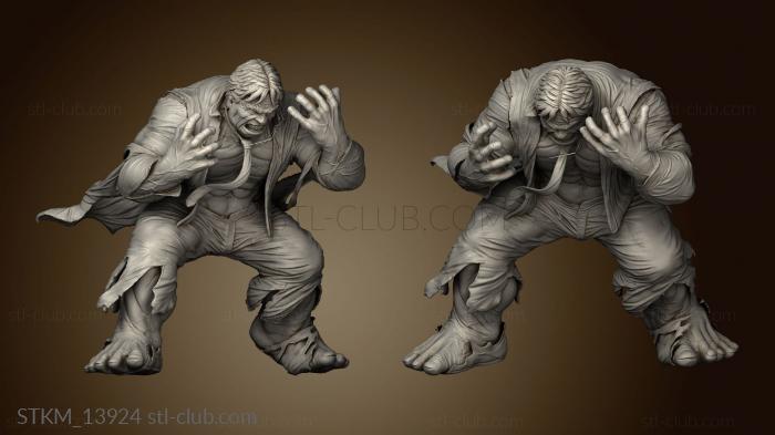 3D model Hulk DIORAMA Baner (STL)