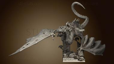 3D model KS Monsters Dragon salvaje Wil Sq (STL)