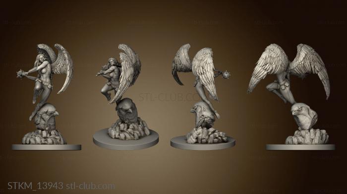 3D model Hawkgirl (STL)