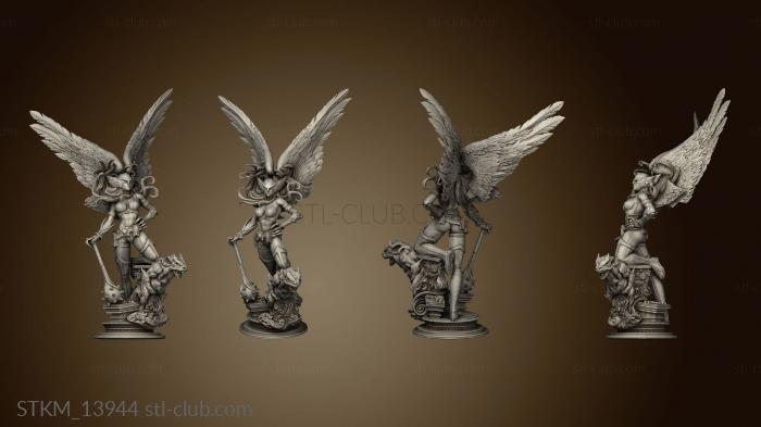 3D model Hawkgirl Sculpture (STL)