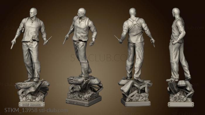 3D model JOHN MCCLANE DIE HARD figure (STL)