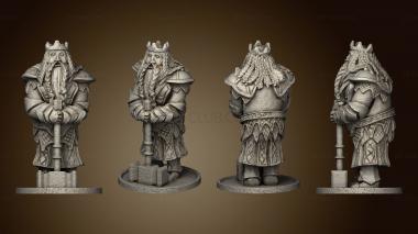 3D model Dwarven Holds Clan gg’s Arena Statue King Rowan Atlan (STL)