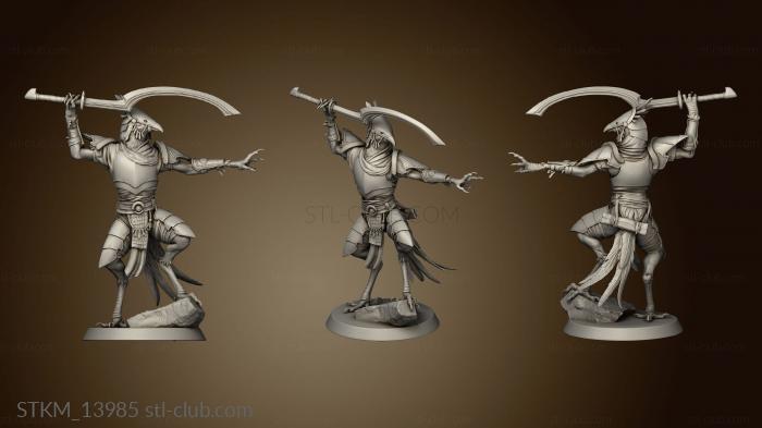 3D model Kenku Soldiers Lord The Soldier Khopesh Guard (STL)