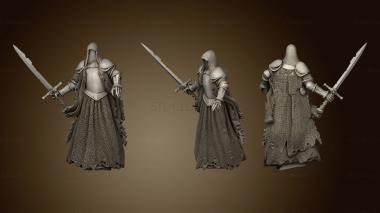 3D model Sorrowsown Baron s Soldiers The Wraith Swordsman Lv (STL)