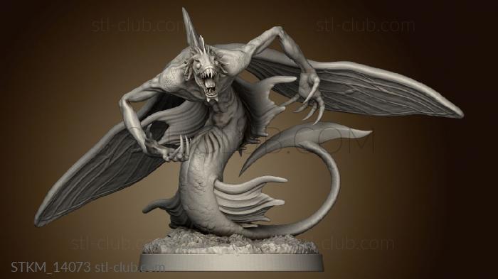 3D model Shark God Sea Harpy Rise (STL)