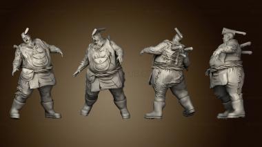 3D model Heroes and Beasts Onyx Fayhallow butcher (STL)