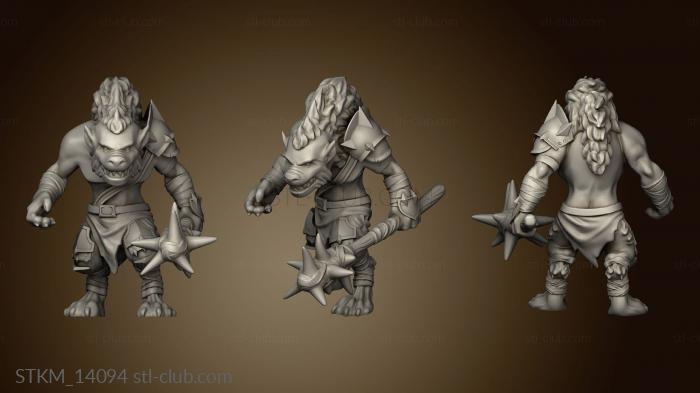 3D model heros Gnoll Ravager (STL)