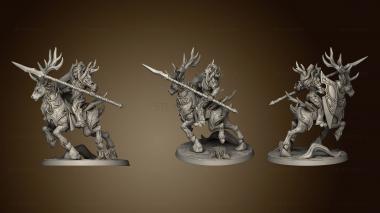 3D model Sylvan Knights Stag Rider (STL)