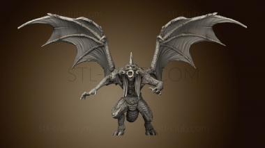 3D model Hour Demons Draconic Demon Black Breath Attack (STL)