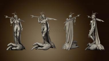 3D model Warrior Lady (STL)