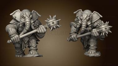 3D model Hour Demons Elephant Folk Paladin Morning Star (STL)