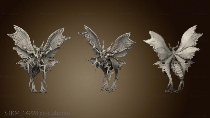 3D model Infestation Moth Warrior Male (STL)