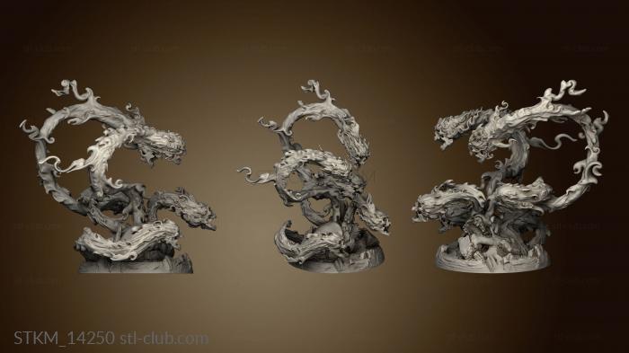 3D model Kagutsuchi Flaming Skull grp (STL)