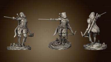 3D model Elisabetta the Dawn foot (STL)