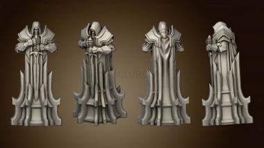 3D model Paladin Chess Black pawn (STL)