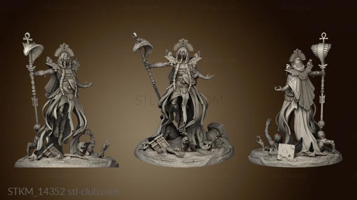 3D model JUNIO Empire Sands The God King Undead (STL)