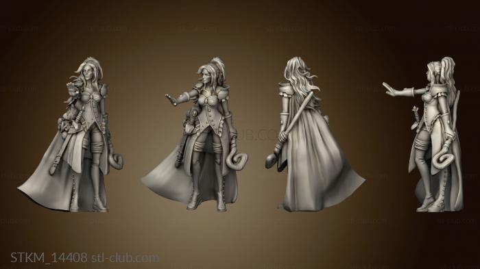 3D model Kingdom Talarius Lilly Arch White Mage mascot (STL)