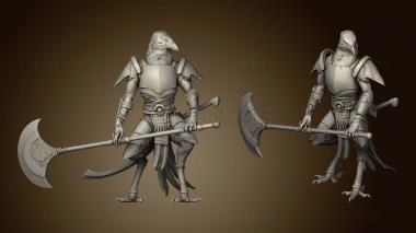 3D model Kenku Soldiers Lord The Soldier Palmaxe Rest (STL)