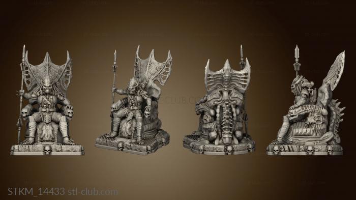 3D model King Predador on Throne Separado (STL)