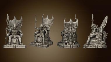 3D model King Predador on Throne Separado (STL)