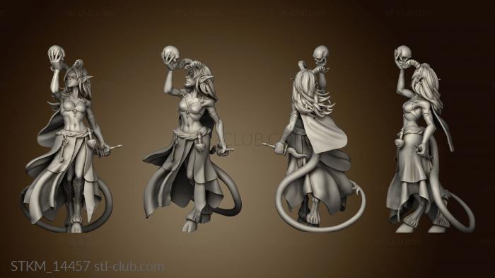 3D model KOT CORE Tiefling Witch (STL)