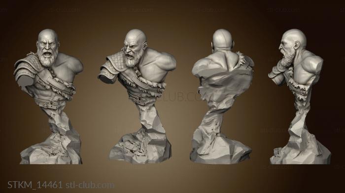 3D model Kratos God War (STL)