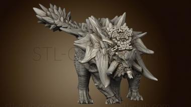 3D model Ahuatli and babies Tail (STL)